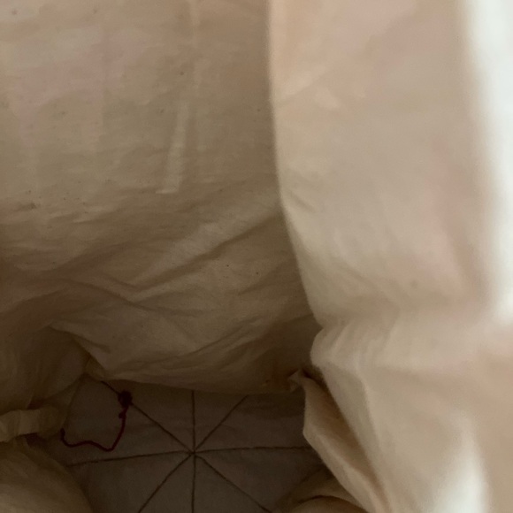 New handmade aztec print bag with drawstring top. Suede shoulder bag unused - Picture 4 of 9